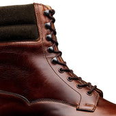 Ross Hurricane Hide Earth Green Suede Collar