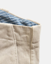 ROSSI CHINO - ECRU BRUSHED HEATHER CAVALRY TWILL