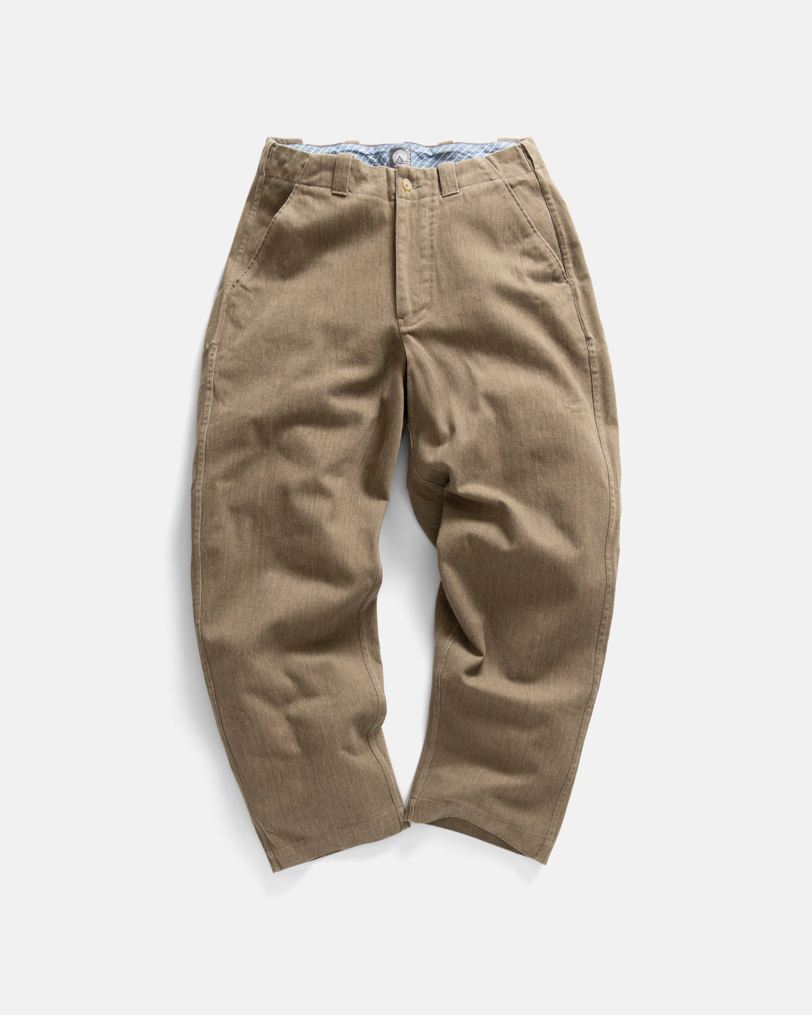 Rossi Chino Walnut Brushed Heather Cavalry Twill