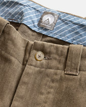 ROSSI CHINO - WALNUT BRUSHED HEATHER CAVALRY TWILL