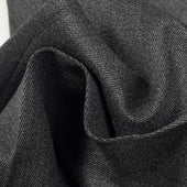 Midtown Flat Front Belt Loop Trousers In Grey Melange Cavalry Twill Wool