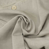 Midtown Flat Front Trousers In Medium Weight Cotton Linen
