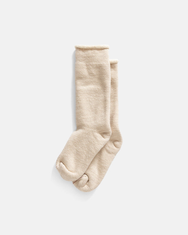 Rototo Double Face Crew Socks Heather