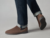 Rover Boots In Deep Glove Suede Dark Sole