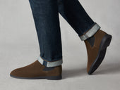 Rover Boots In Northern Green Glove Suede