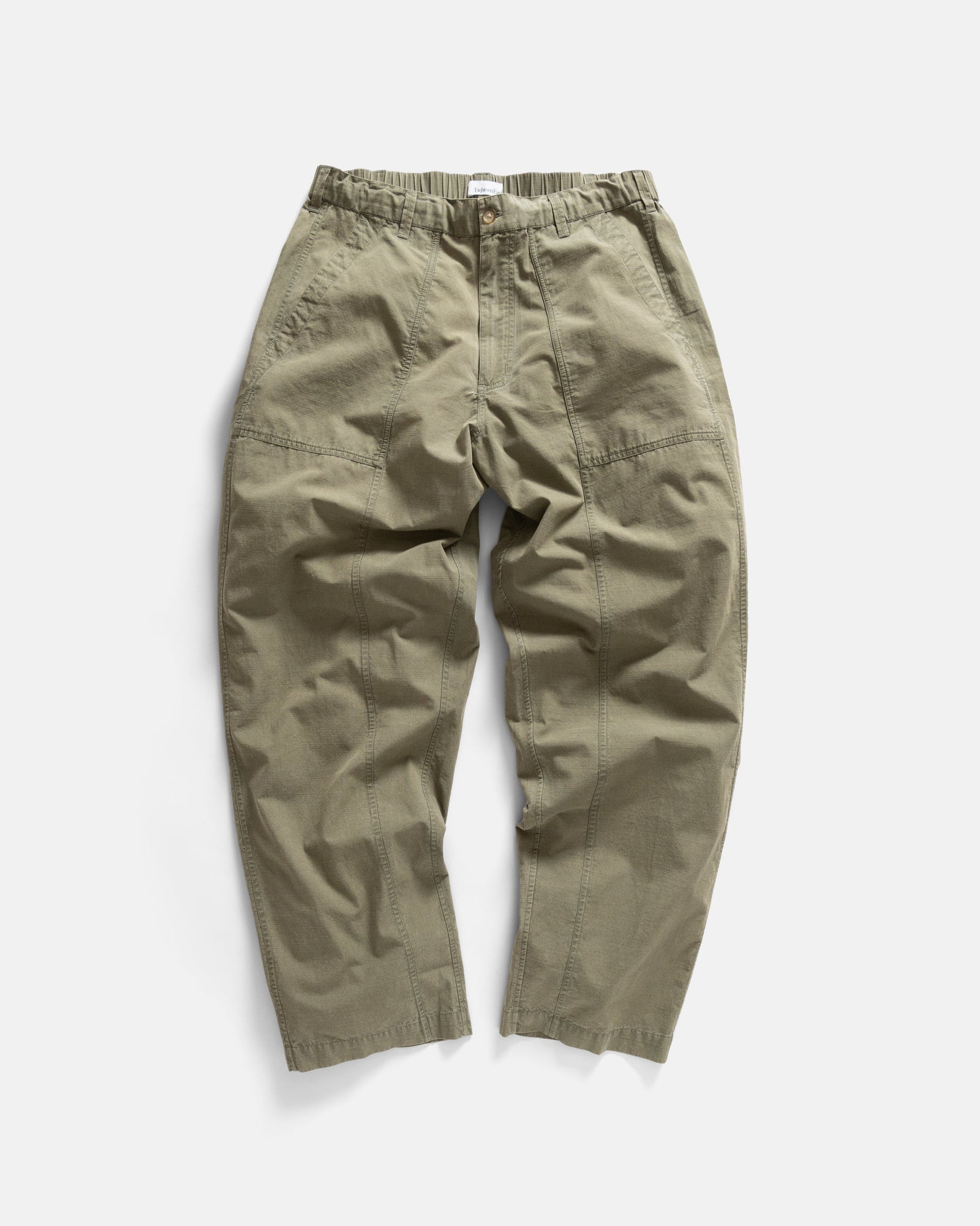Roy Baker Pant Faded Army Stonewashed Cotton Micro Ripstop