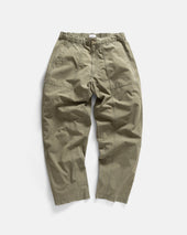ROY BAKER PANT - FADED ARMY STONEWASHED COTTON MICRO RIPSTOP