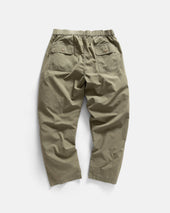 ROY BAKER PANT - FADED ARMY STONEWASHED COTTON MICRO RIPSTOP