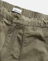 ROY BAKER PANT - FADED ARMY STONEWASHED COTTON MICRO RIPSTOP