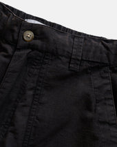 ROY BAKER PANT - BLACK MAGMA STONEWASHED COTTON MICRO RIPSTOP