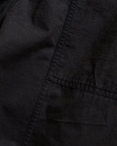 ROY BAKER PANT - BLACK MAGMA STONEWASHED COTTON MICRO RIPSTOP