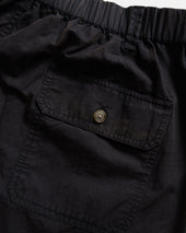 ROY BAKER PANT - BLACK MAGMA STONEWASHED COTTON MICRO RIPSTOP