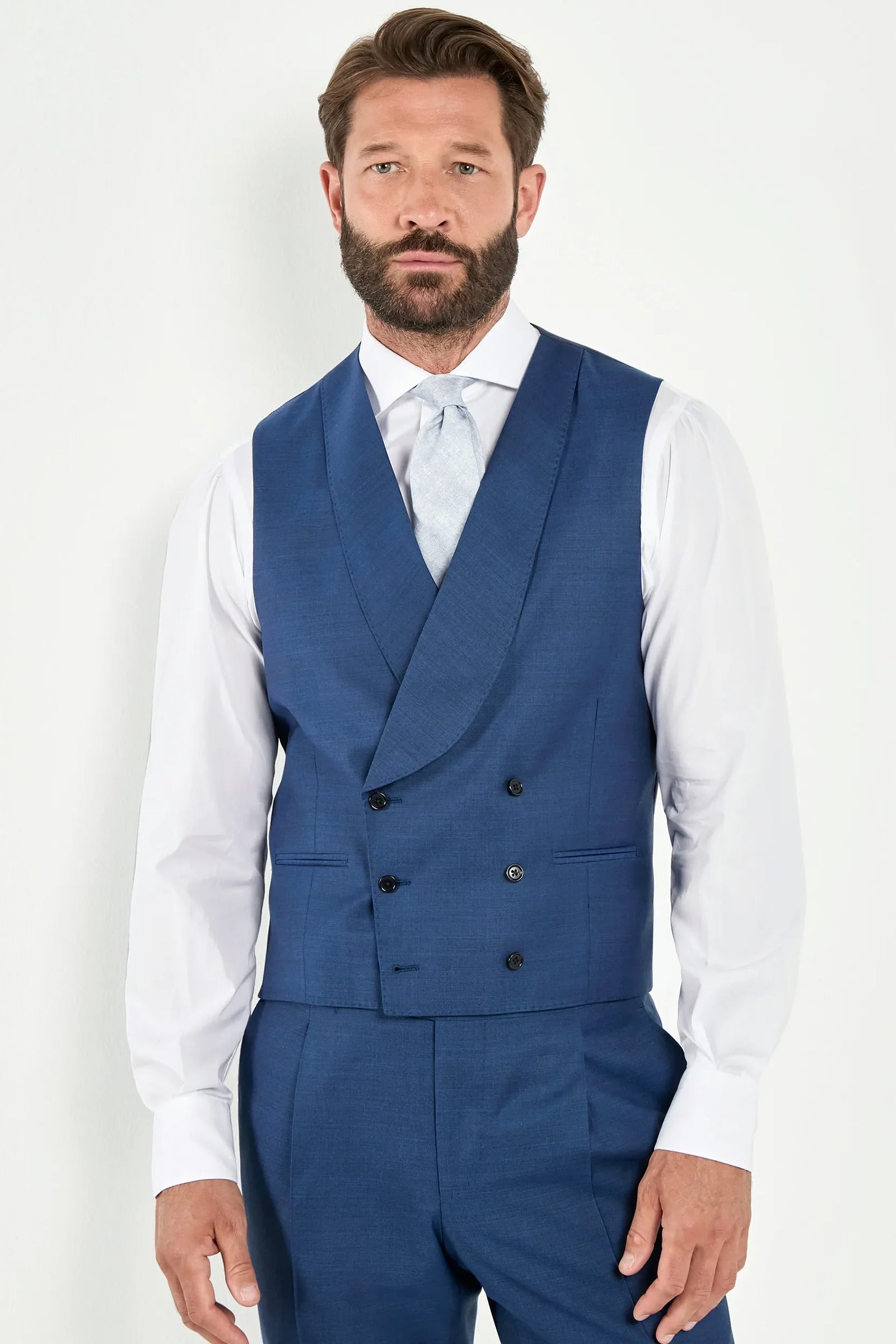 Double Breasted Waistcoat Made In Italy