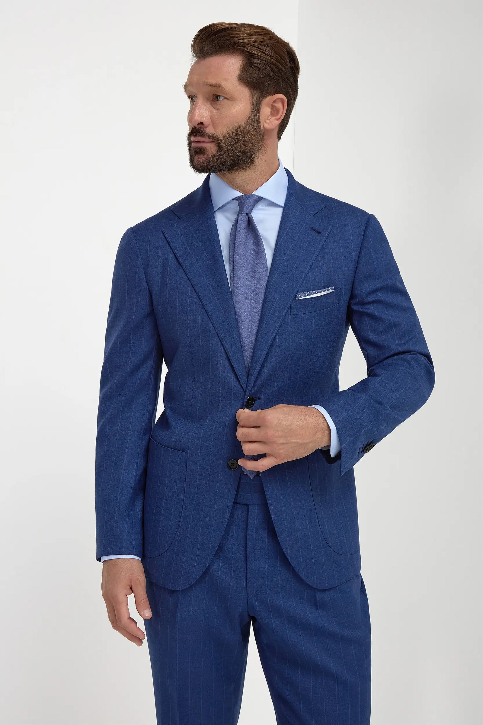 Striped Suit Made In Italy