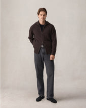 Royal Cashmere Cardigan Umber