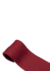 Ruby Red Cotton Maglia Tie