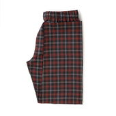 Ruby Chocolate Tartan Brushed Cotton Pyjama Set New