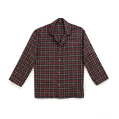 Ruby/Chocolate Tartan Brushed Cotton Pyjama Set - New