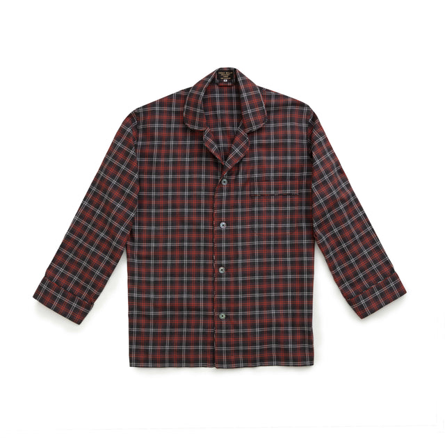 Ruby/Chocolate Tartan Brushed Cotton Pyjama Set - New