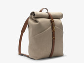 M S Rucksack Grand Herringbone Cuoio