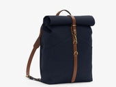 M/S Rucksack – Deep Sea Blue/Cuoio