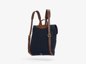 M/S Rucksack – Deep Sea Blue/Cuoio