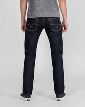21oz Selvedge Denim Slim Tapered Cut Jeans - Indigo