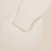 Superfine Lambswool Rugby Shawl Sweater In