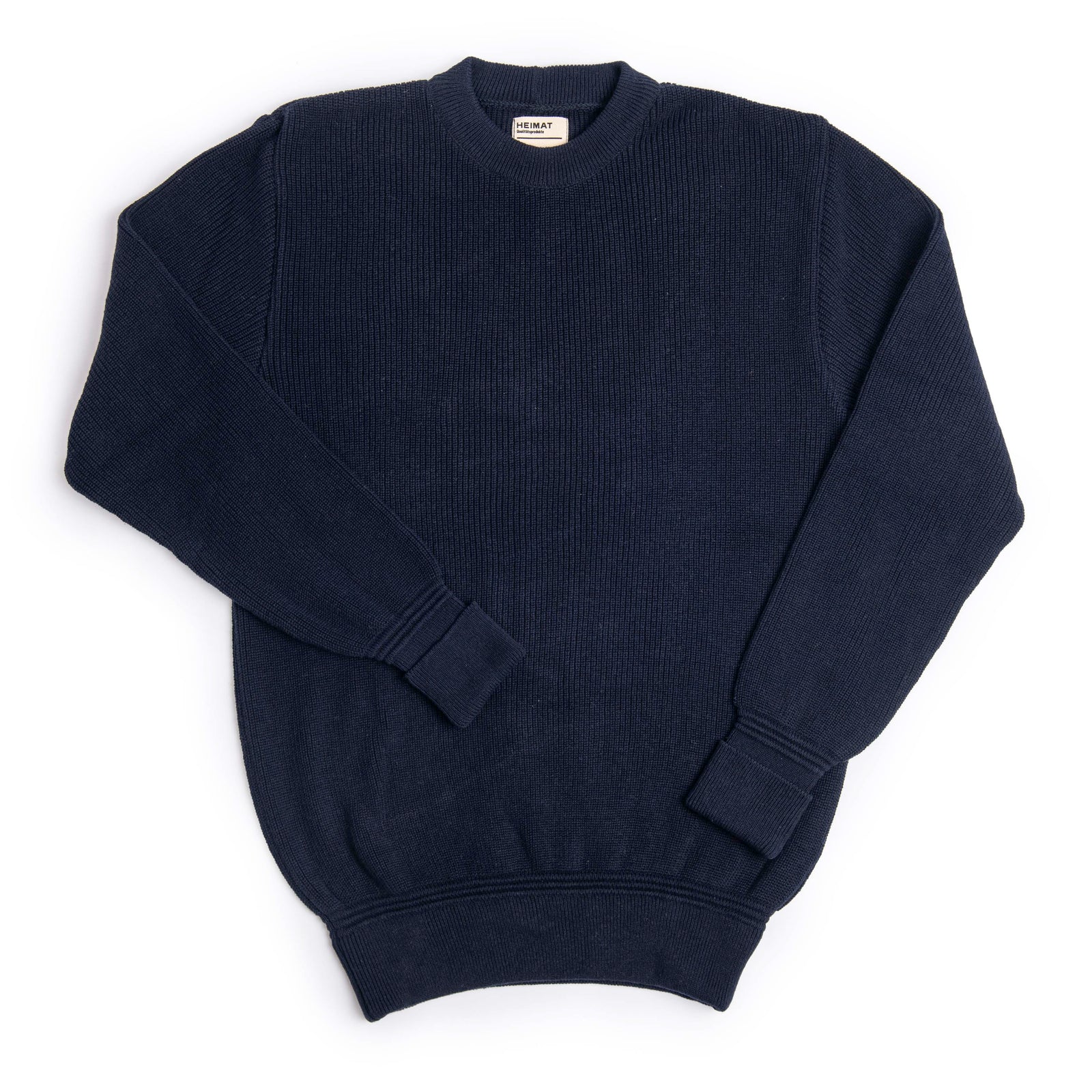 Crew Neck Sweater Cotton Linen