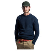 Crew Neck Sweater Cotton Linen