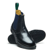Navy Blue & Black Dealer Boot