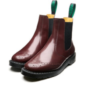 Oxblood Hi-Shine Dealer Brogue Boot