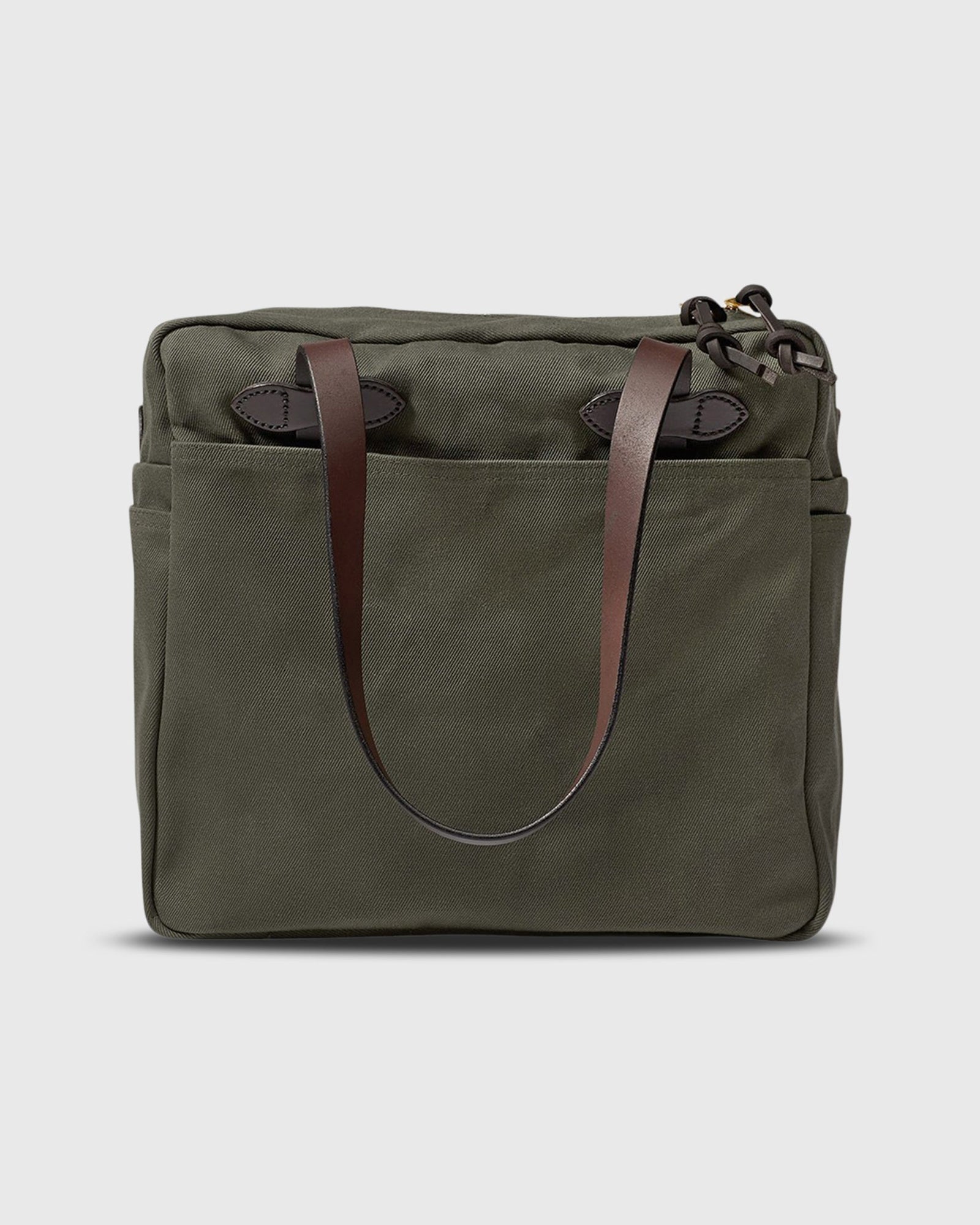 Zip Top Tote Bag In