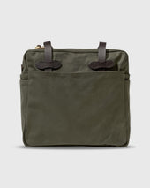 Zip Top Tote Bag In