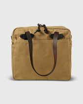 Zip Top Tote Bag In
