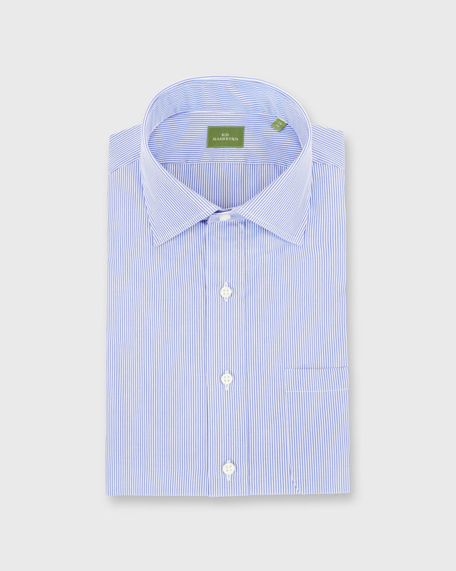 Spread Collar Dress Shirt In Small Bengal Stripe Poplin