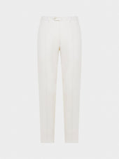 Pantalone In Lana Bianco