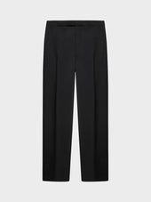Pantalone In Lana E Mohair Nero
