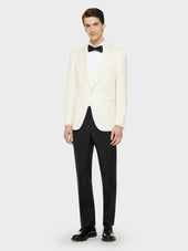 Pantalone In Lana E Mohair Nero