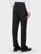 Pantalone In Lana E Mohair Nero