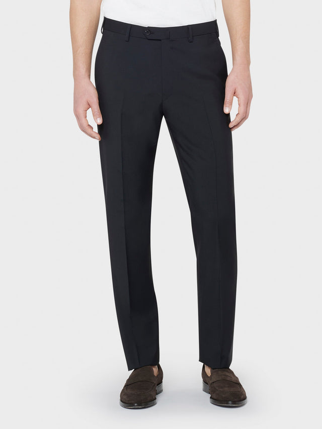Pantalone in lana nero