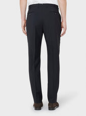 Pantalone In Lana Nero