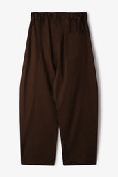 Box Pleat Trouser - Coffee