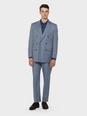 Pantalone Da Giacca In Lana Zeelander Bluette