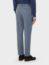 Pantalone Da Giacca In Lana Zeelander Bluette
