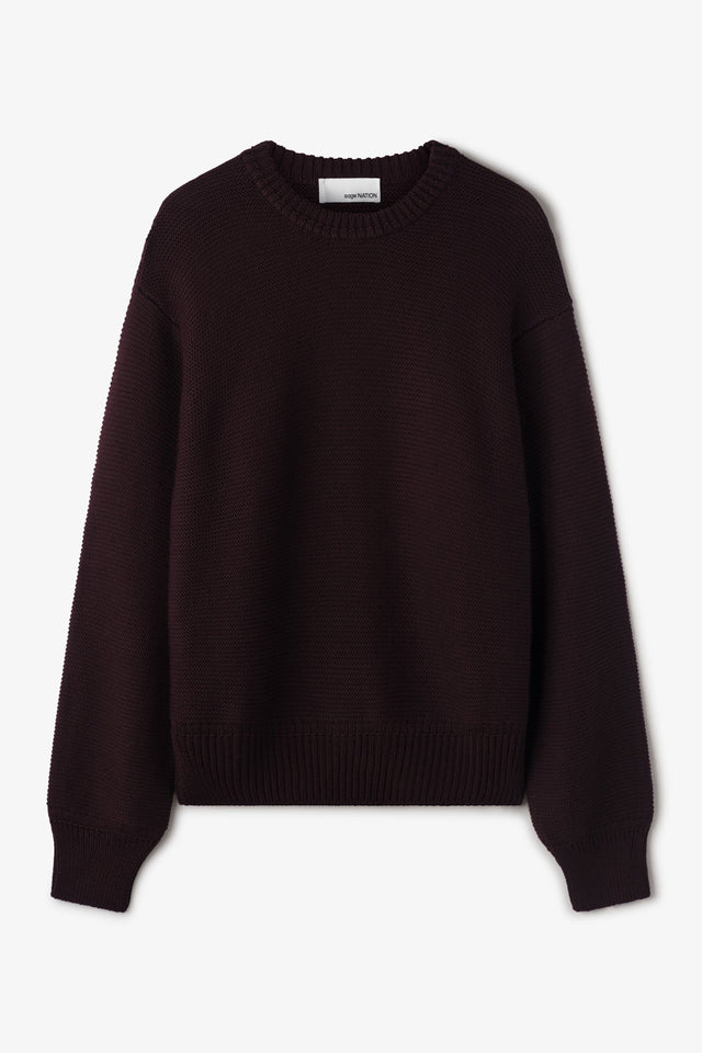 Mackenzie Knit - Dark Plum