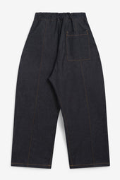 AW26 Box Pleat Trouser Denim - Raw Indigo
