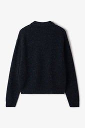 Polo Knit - Speckled Charcoal