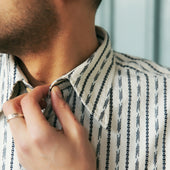 Prequel S1015 Classic Long Point Shirt Stripe