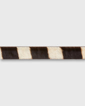 1 25 Belt In Zebra Hide